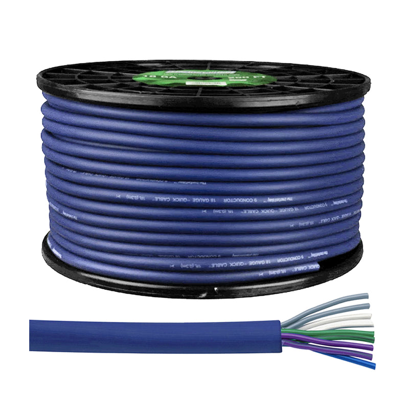 The Install Bay MC918-250 9 Conductor OFC 18 Gauge 250 Feet Quick Cable