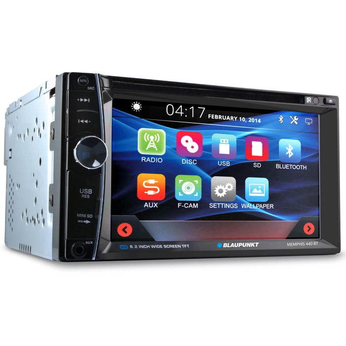 Blaupunkt MEMPHIS 440 6.2" Touchscreen Multimedia DVD Receiver with Bluetooth