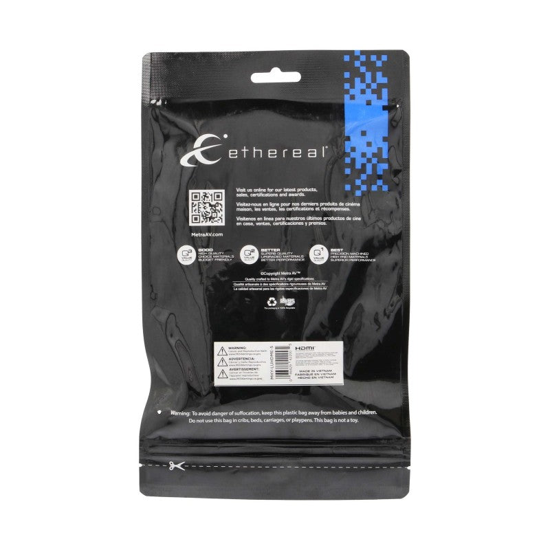 1.6ft Ultra-Flex 4K 8K 10K HDR 48Gbps Certified Ultra High Speed eARC HDCP 2.3 HDMI Cable