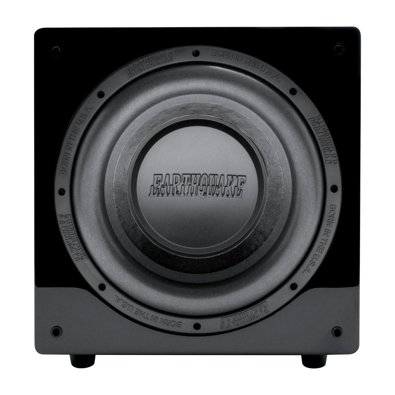 Earthquake Sound MiniMe DSP P-10 Compact Powered Subwoofer 10" 600W DSP Control and SLAPS Passive Radiator Technology