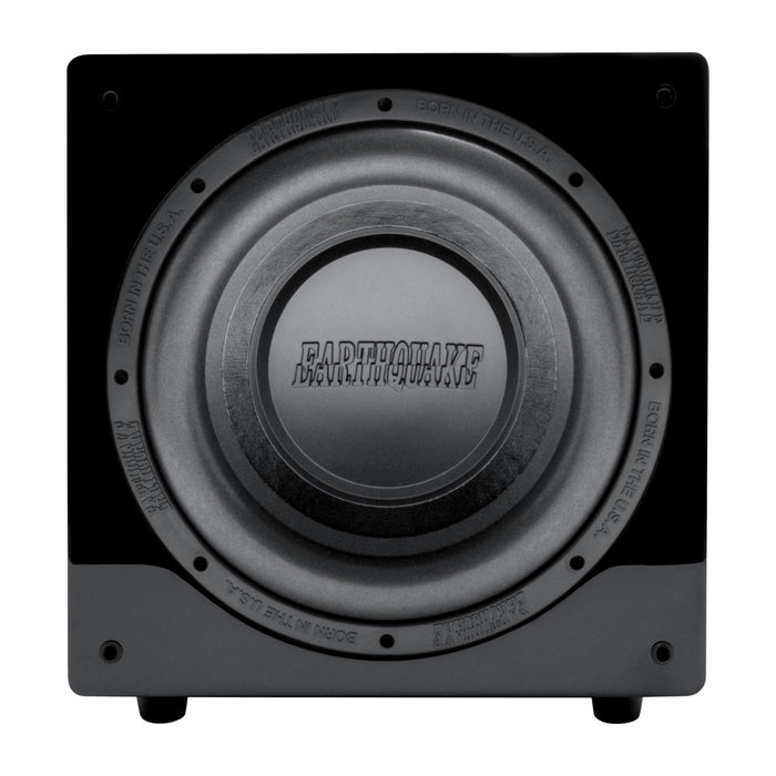 Earthquake Sound MiniMe DSP P-12 Compact Powered Subwoofer 12" 600W DSP Control and SLAPS Passive Radiator Technology