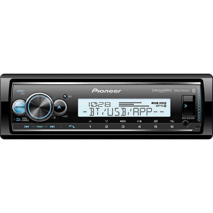 Pioneer MVH-MS512BS Marine Digital Media receiver with Bluetooth and Alexa Built-in