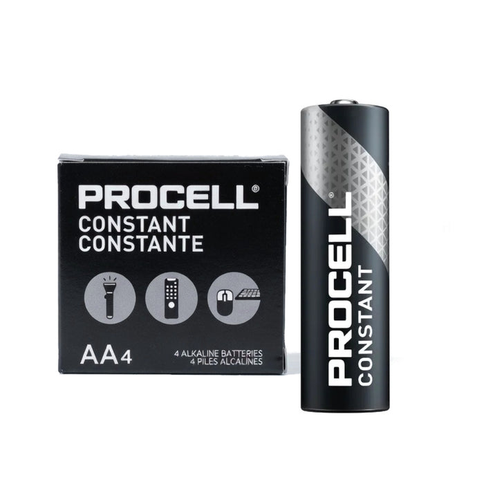PROCELL Constant AA 1.5V Long-Lasting Alkaline Batteries (4 Pack)