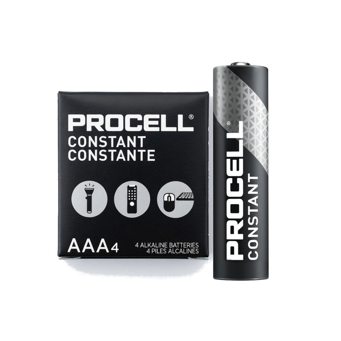 PROCELL Constant AAA 1.5V Long-Lasting Alkaline Batteries (4 Pack)