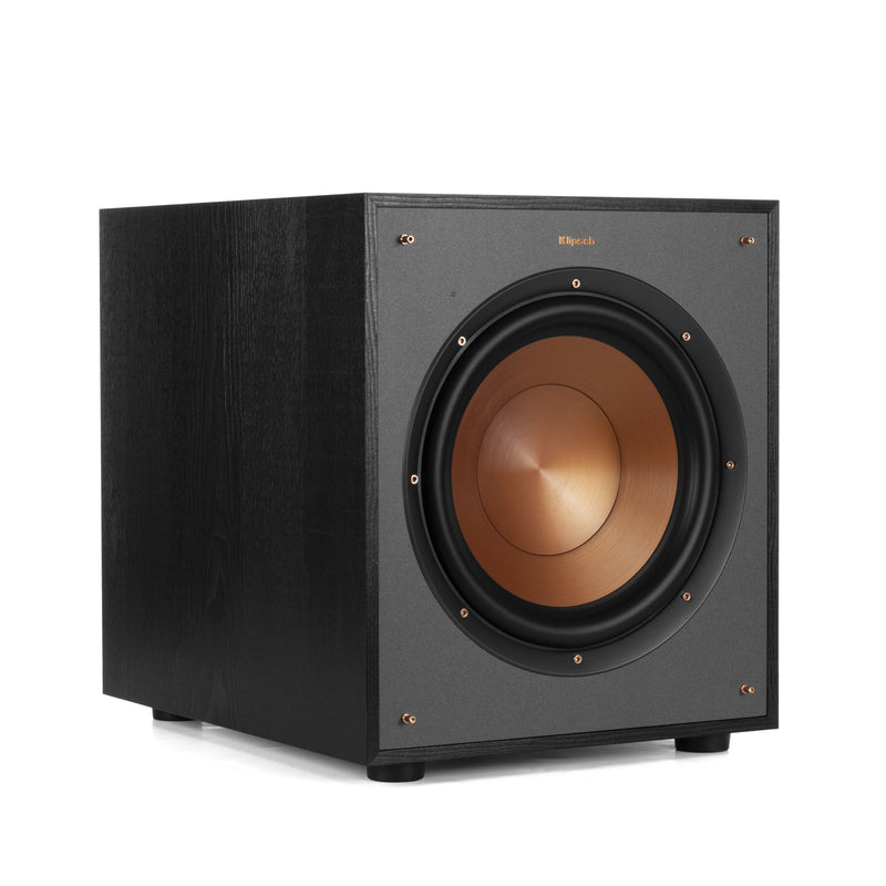 Klipsch R-100SW 10" 300W Peak Powered Subwoofer Reference Series - Black (Refurbished)