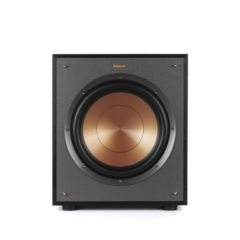 Klipsch R-100SW 10" 300W Peak Powered Subwoofer Reference Series - Black (Refurbished)