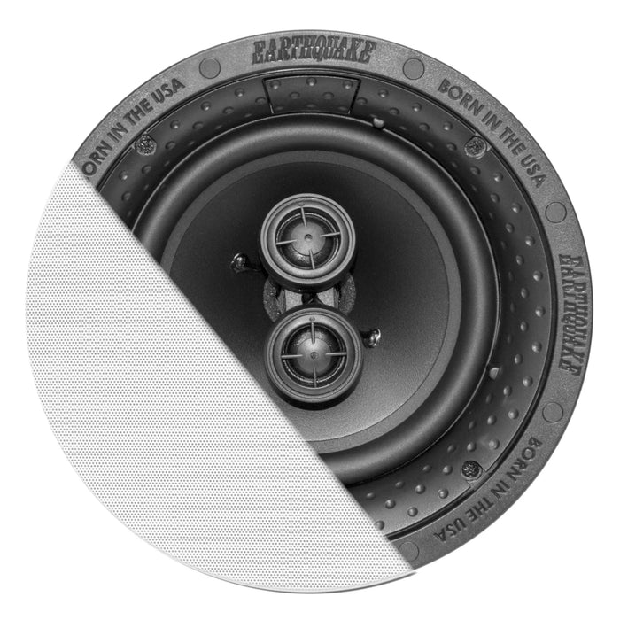 Earthquake Sound R6D 6.5" 8 Ohms 160 Watts Max In-Ceiling Speakers Home Audio (Each)