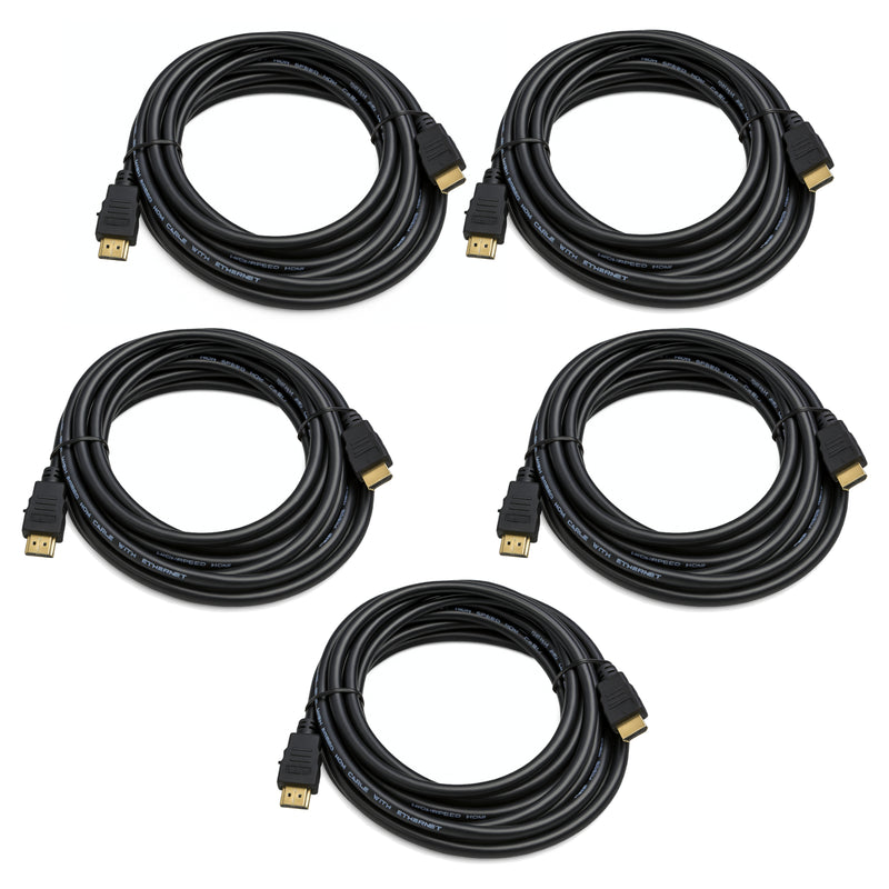 Male HDMI to HDMI 14 Feet AV Cable with Ethernet for HDTV DVD PC 1080p 1080i 4K