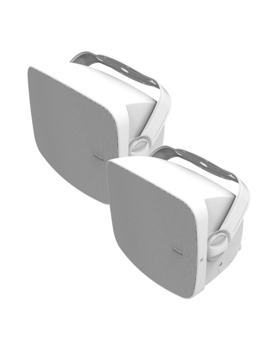 Klipsch RSM-525 All-Weather 260W Full Range 5.25" Indoor/Outdoor Surface Mount Loudspeaker - White (Pair)