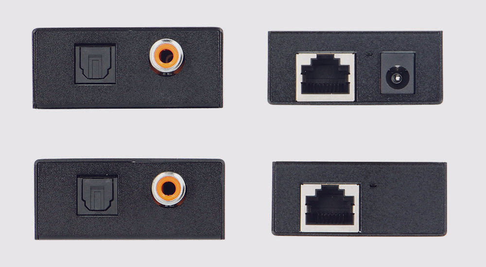 Digital Audio Extender over CAT5e CAT6 Ethernet Up to 300 meters (990ft)