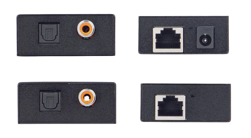 Digital Audio Extender over CAT5e CAT6 Ethernet Up to 300 meters (990ft)