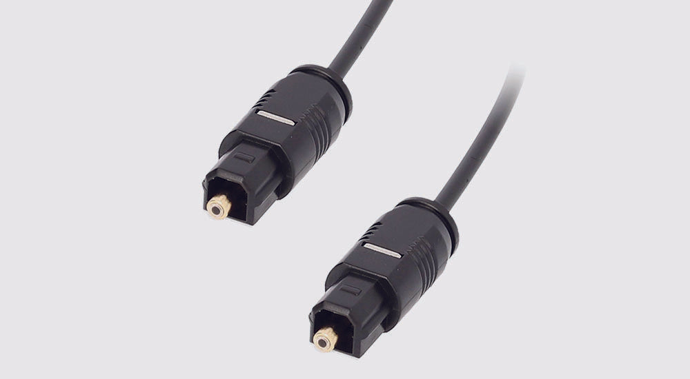 High Quality Digital Optical Audio Slim Toslink Cable Wire Black - 1M to 3M