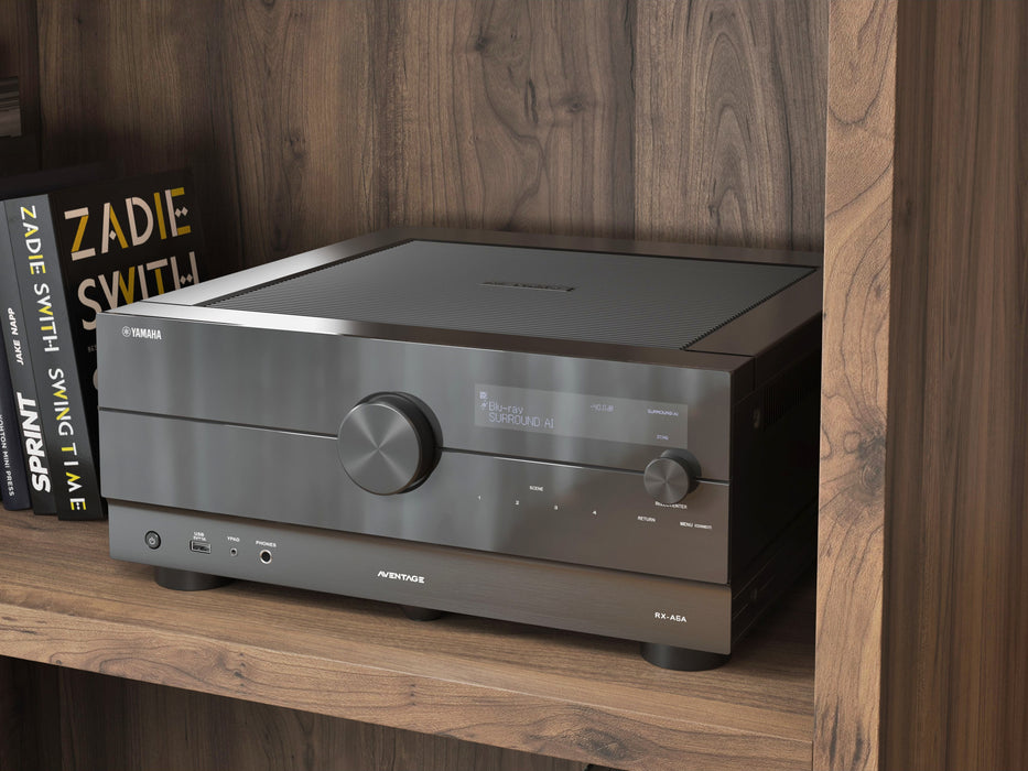 Yamaha RX-A6A AVENTAGE 9.2-Channel AV Receiver with Dolby Atmos, 8K HDMI and DTS:X
