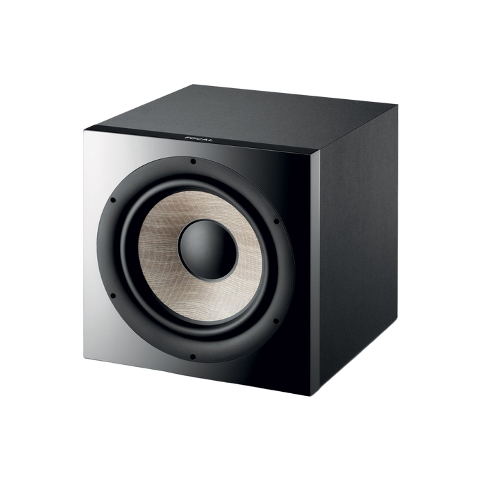 Focal Sub 1000F 12" High Power 1000W Amplified and Compact Subwoofer, Black (Each)