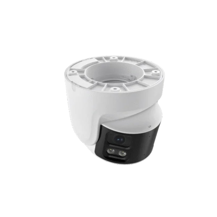 8MP 4mm Fixed IP Dual Lens Panoramic Hybrid Smart Night Vision AI Lite with Built-in Mic & Speaker