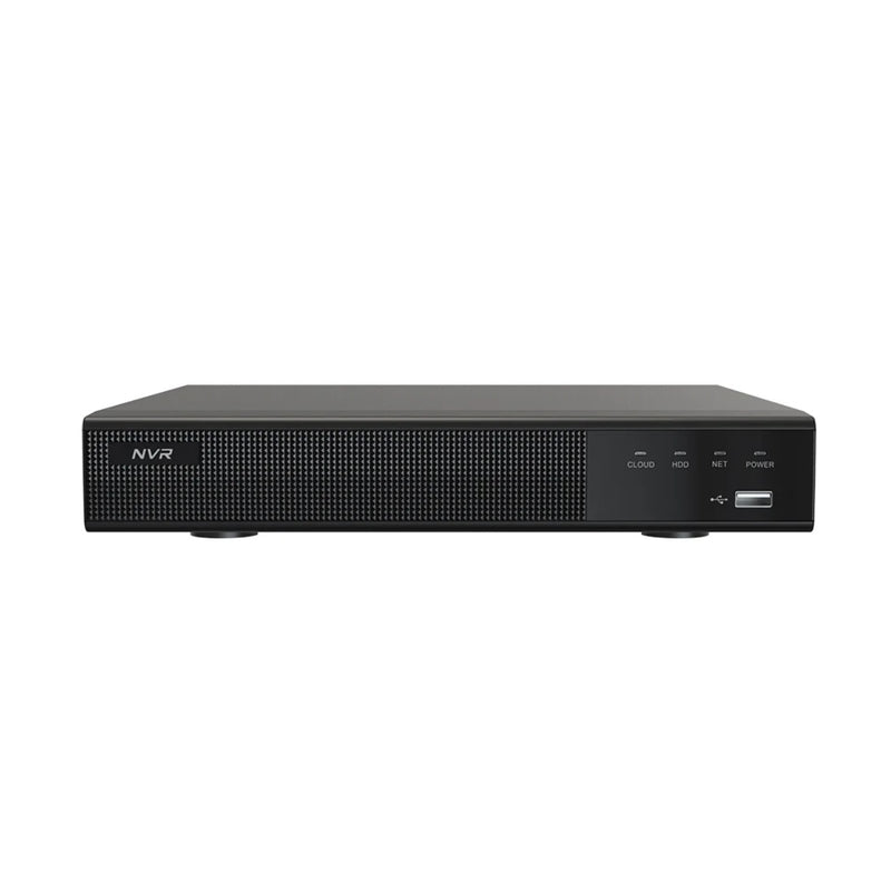 9-Channel 12MP NVR 4 PoE Ports 1X SATA Network Video Recorder with AI Management Function