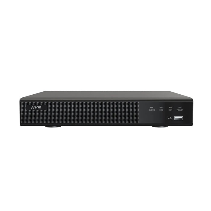 9-Channel 12MP NVR 4 PoE Ports 1X SATA Network Video Recorder with AI Management Function