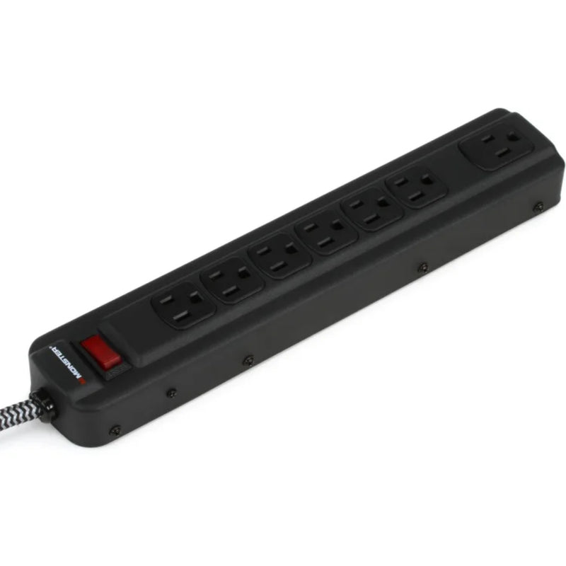 Monster 8000 Pro MI 7-outlet Surge Protected Power Strip with EMI/RFI Attenuation and 4 FT Cord