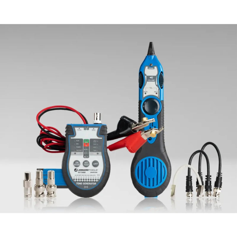 Jonard Tools TETP-901 COAX & Network Cable Tester Tone & Probe Kit+ w/ABN Clips