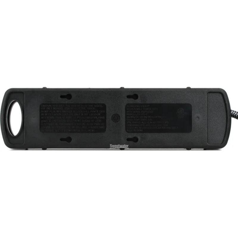 Monster 8001 Pro MI 8-outlet Surge Protected Power Strip with EMI/RFI Attenuation, 2 USB Outlets 15FT Cord