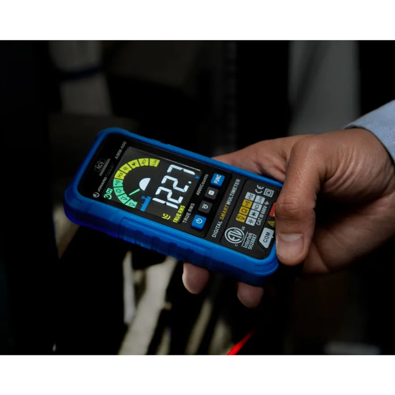 Jonard Tools AMM-600 Automatic Intelligent Digital Multimeter ETL Certified Tests A/C DC Voltage 600V