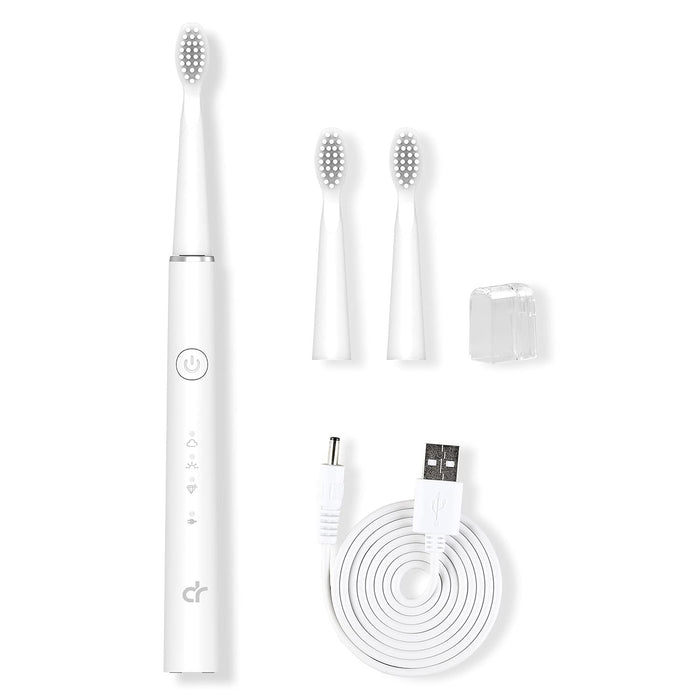TB600XW 3 Modes Electric Sonic Toothbrush Rechargeable Battery (White)