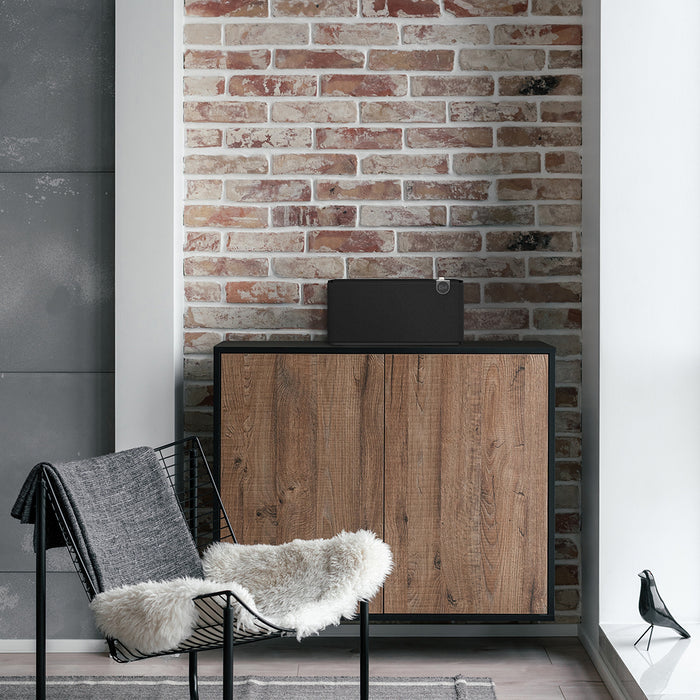 Klipsch The Three Plus Tabletop Bluetooth Powered Speaker Stereo System - Matte Black