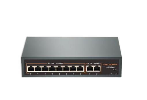 8-Port Unmanaged Gigabit Network L2 PoE Switch 120W Power Over Ethernet Ports