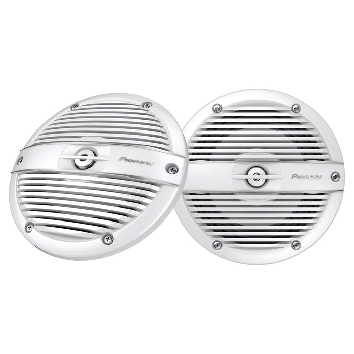Pioneer TS-ME650FC 6.5" inch 200W Max 2-Way Marine Coaxial Speakers with Classic Grille (pair)