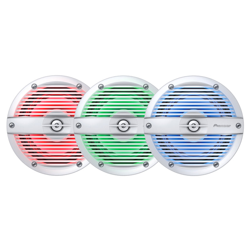 Pioneer TS-ME650FS 6.5" inch 200W Max 2-Way Marine Coaxial Speakers with Sports Grille (pair)