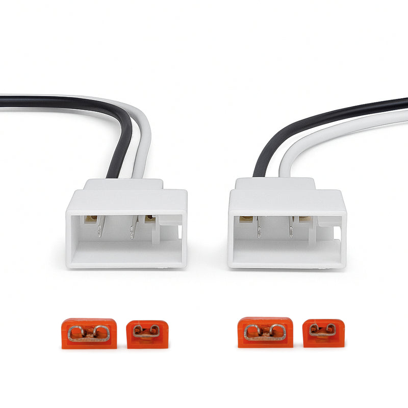 The Wires Zone Speaker Wiring Harness Connector for select 1988-2024 Vehicles (pair)