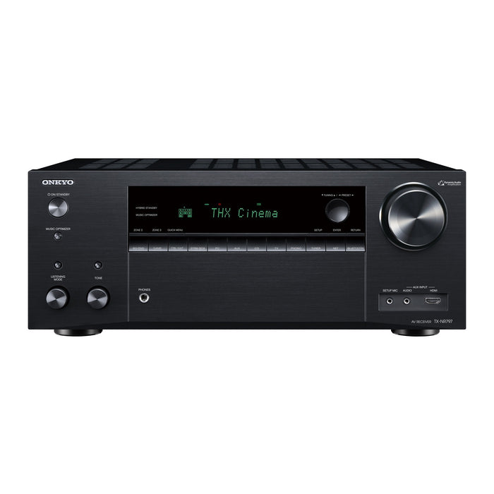 Onkyo TX-NR797 9.2 channel Home AV Receiver with Wi-Fi Bluetooth AirPlay 2 and Chromecast built-in - Certified Refurbished