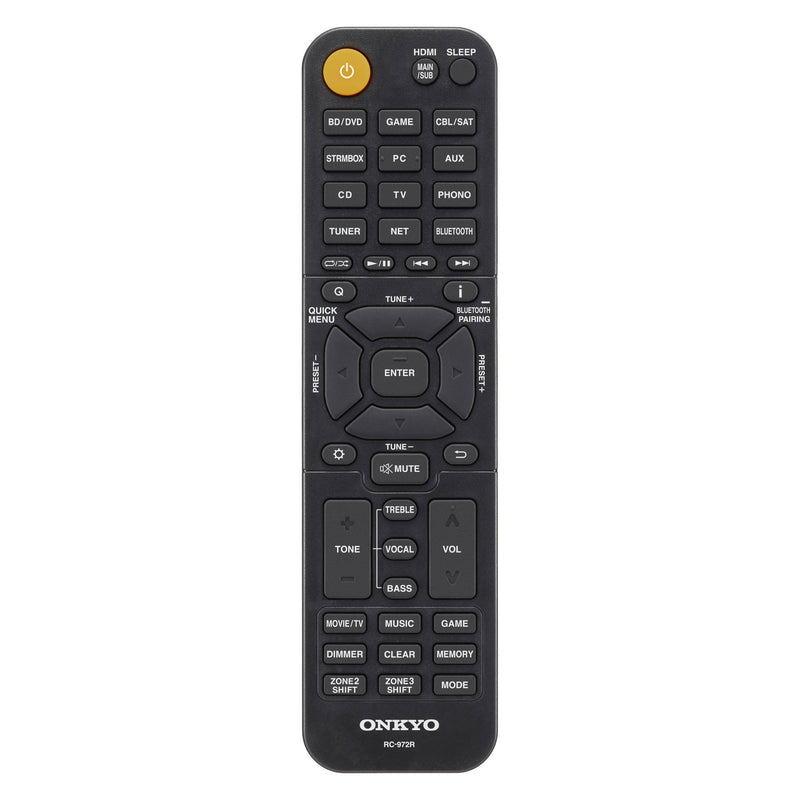 Onkyo TX-NR797 9.2 channel Home AV Receiver with Wi-Fi Bluetooth AirPlay 2 and Chromecast built-in - Certified Refurbished