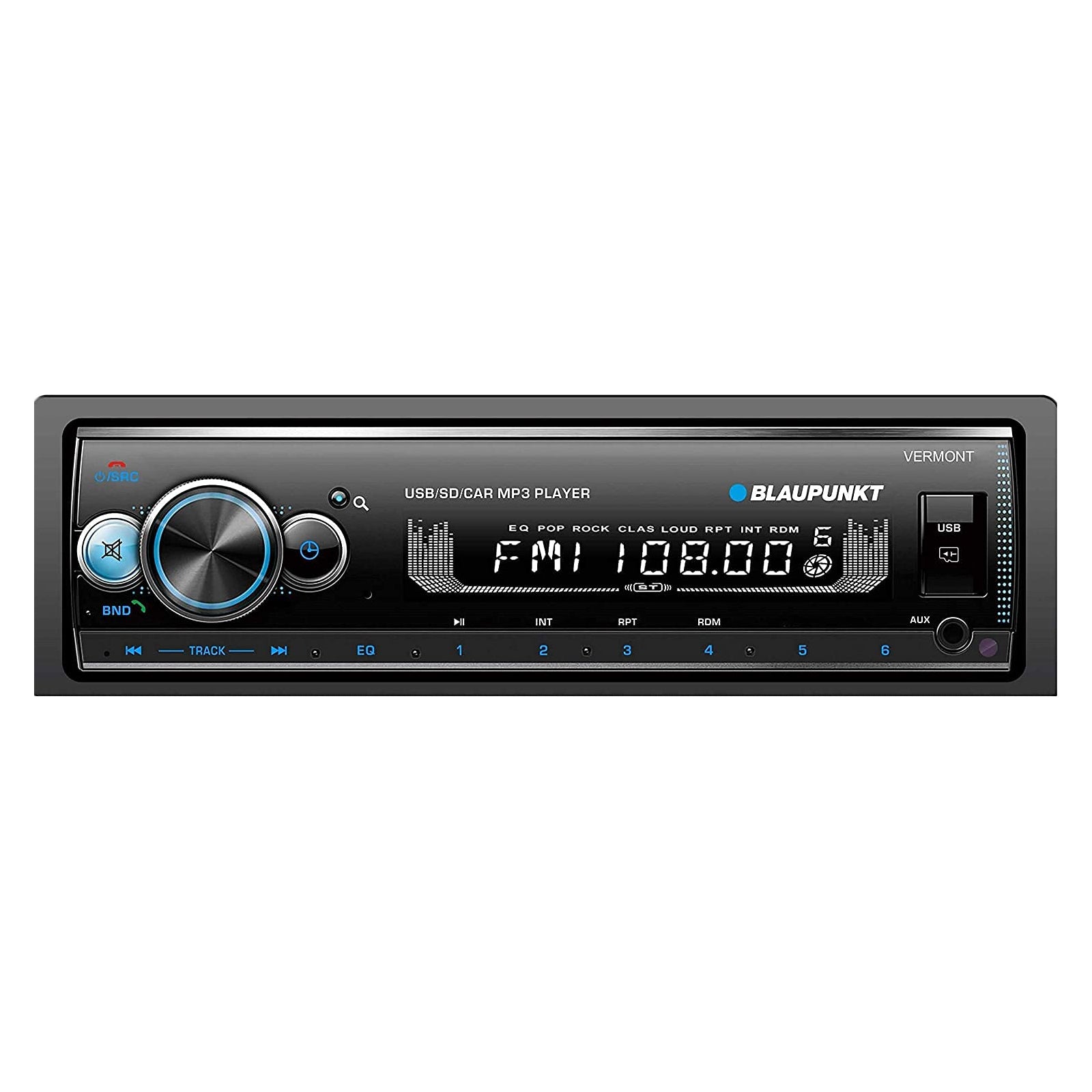BLAUPUNKT カーラジオ 本体 Blaupunkt VERMONT 72 Single-DIN Media Receiver Bluetooth — The