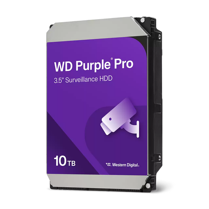 WD WD102PURP 10TB Purple Surveillance Internal Hard Drive 3.5" HDD SATA 6 Gb/s