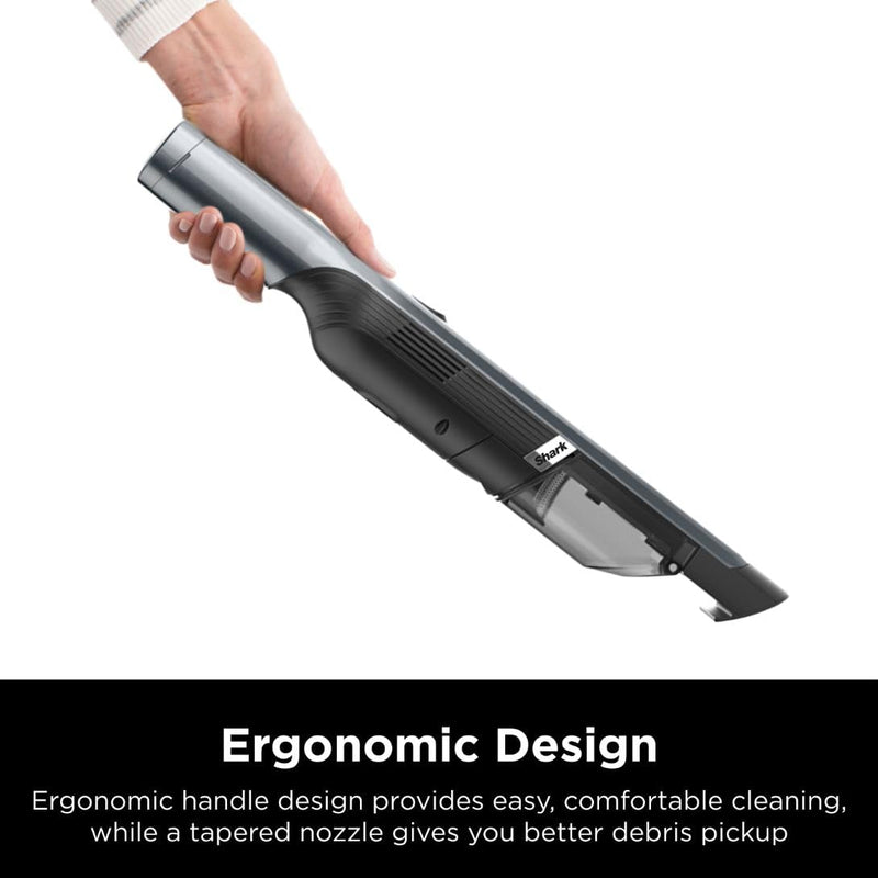 Shark WV201 WANDVAC Cordless Handheld Vacuum with Charging Dock Single Touch Empty and Detachable Dust Cup (Refurbished)