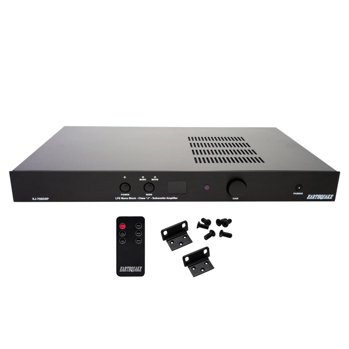 Earthquake Sound XJ-700DSP Class J 700W LFE Mono Subwoofer Amplifier Built-in App Controlled DSP