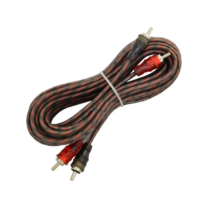 1-20ft 2-Channels Male-to-Male Twisted Pair OFC RCA Interconnect Cable The Wires Zone