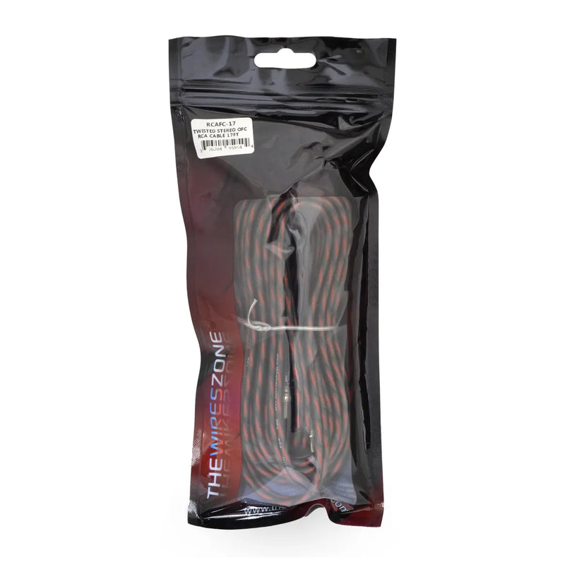 1-20ft 2-Channels Male-to-Male Twisted Pair OFC RCA Interconnect Cable The Wires Zone