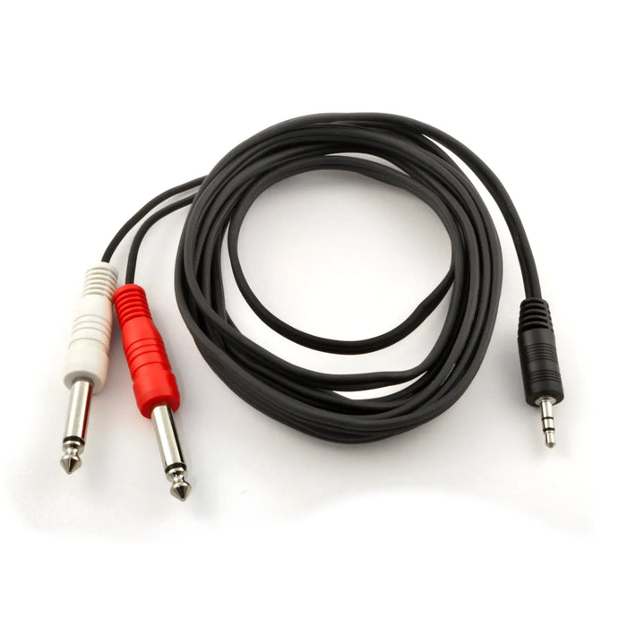 1/4-Inch Mono Plug to 3.5mm TRS (3FT-10FT) Insert Cable Black Others