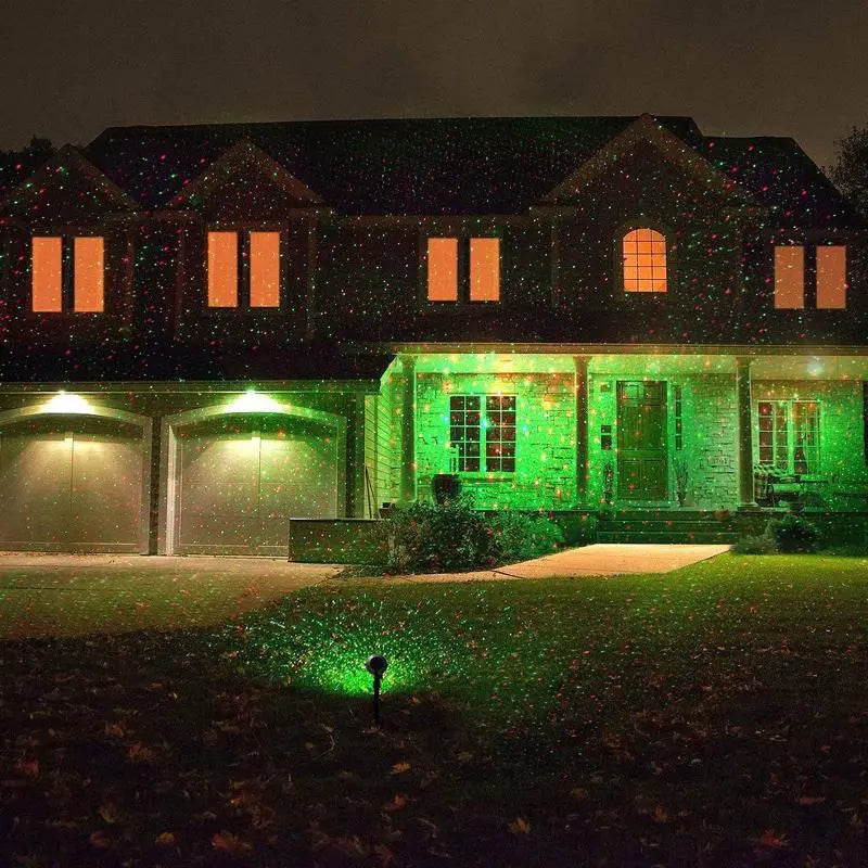 1 By One Garden Laser Christmas Light Projector Aluminum Body w/ Wireless Remote Others