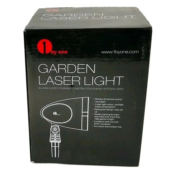 1 By One Garden Laser Christmas Light Projector Aluminum Body w/ Wireless Remote Others