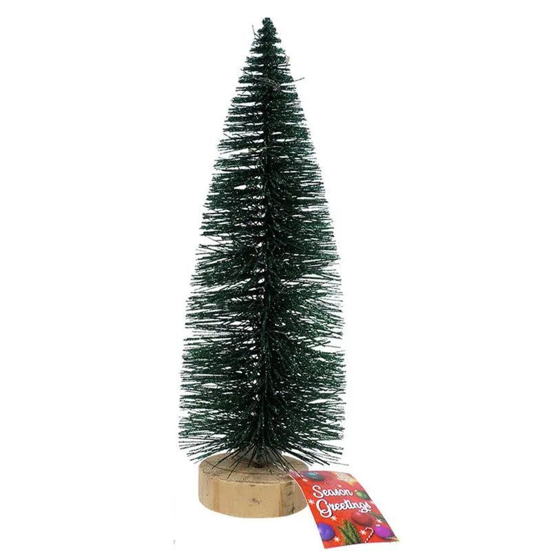10" Mini Christmas Tree W/ LED Lights Holiday Decoration (4 Assortments) The Wires Zone