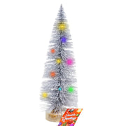 10" Mini Christmas Tree W/ LED Lights Holiday Decoration (4 Assortments) The Wires Zone