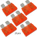10 Pcs 12 Gauge Red Waterproof ATC Fuse Holder with 3A-40A Pack of 25 ATC Blade Style Fuses The Wires Zone