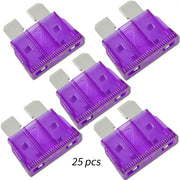 10 Pcs 12 Gauge Red Waterproof ATC Fuse Holder with 3A-40A Pack of 25 ATC Blade Style Fuses The Wires Zone