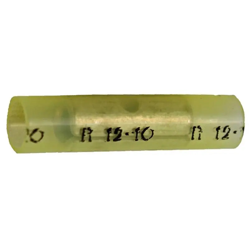 100 Pack YNBC Yellow Nylon 12-10 Gauge Butt Connectors Crimp Terminals The Wires Zone