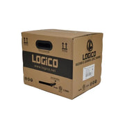 1000 ft Black RG59 Siamese Cable 20 AWG + 18/2 Security Camera Wire Logico
