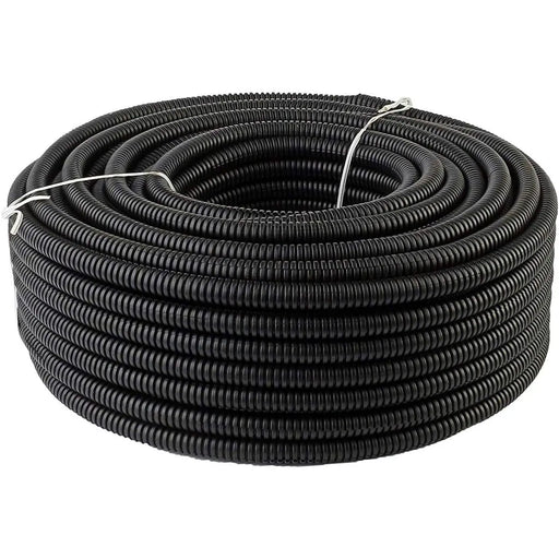 100Ft. 1/2" 13mm Split Wire Loom Conduit Polyethylene Tubing Black Sleeve Tube The Wires Zone