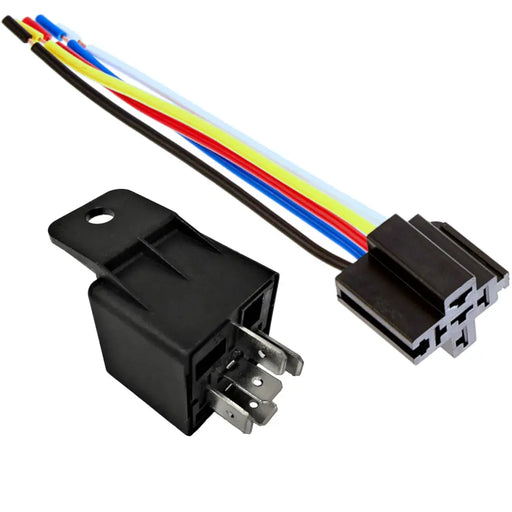 12V 30 40A SPDT Bosch Style Automotive Relays & Socket Harness (1-100 Pack) The Wires Zone